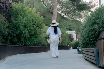 Photo white pants